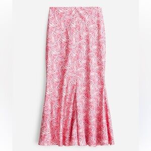 J. Crew Flare Slip Skirt